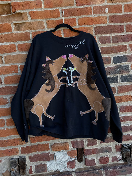 Horse-tini crew(2XL)