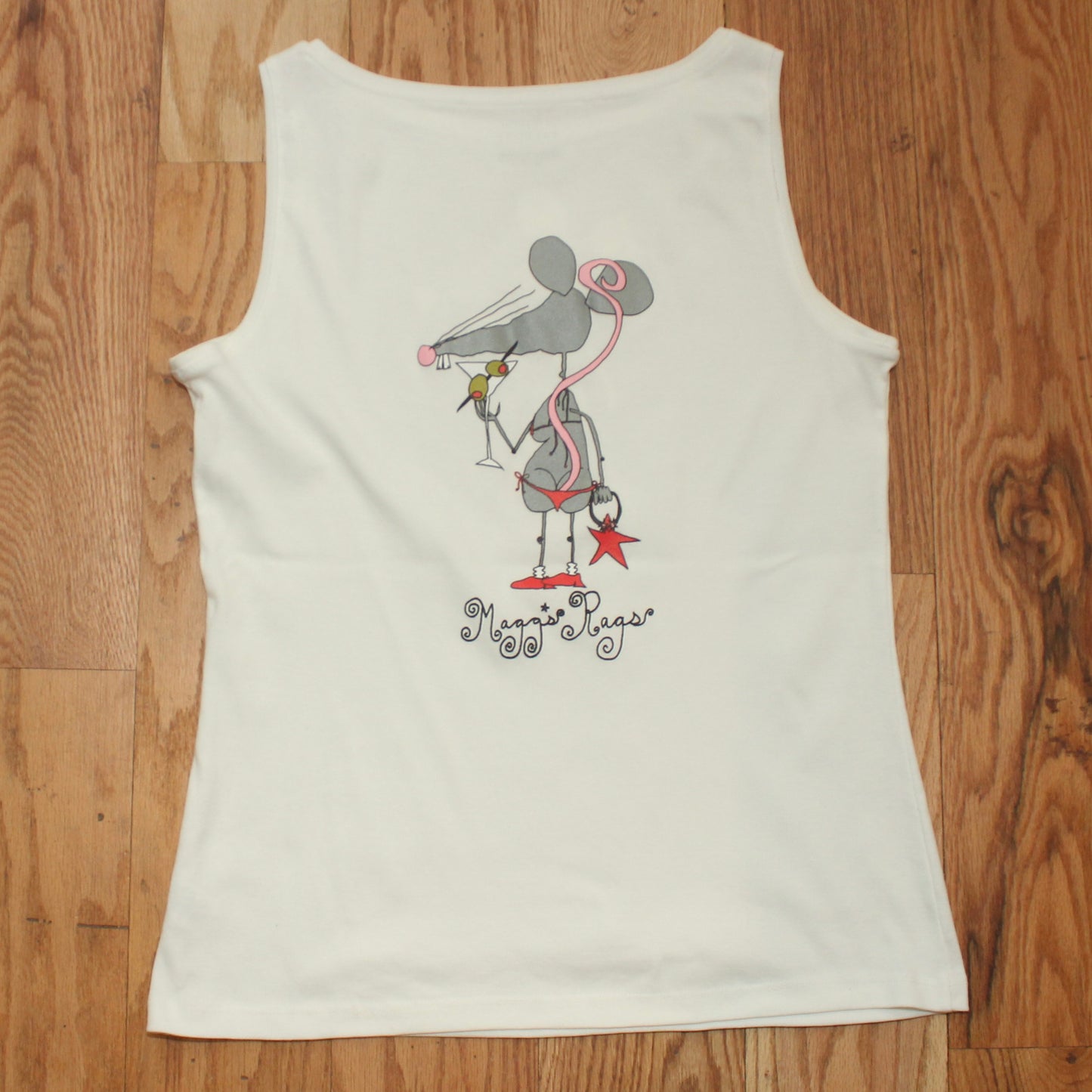 Martini rat front n’ back tank(XL)