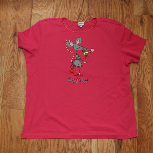 Martini rat front n’ back tee