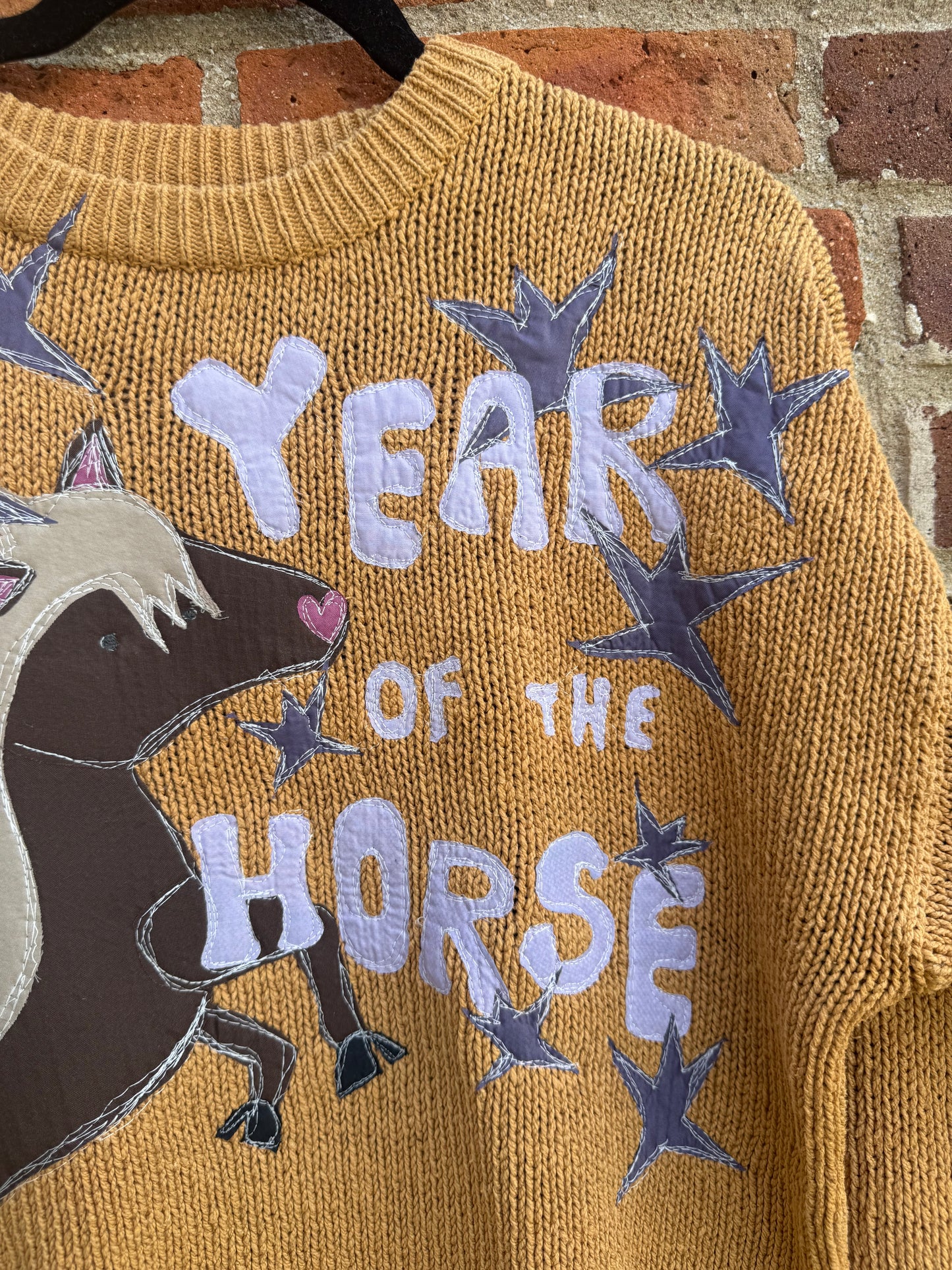 Year of the horse vintage sweater(small/medium)