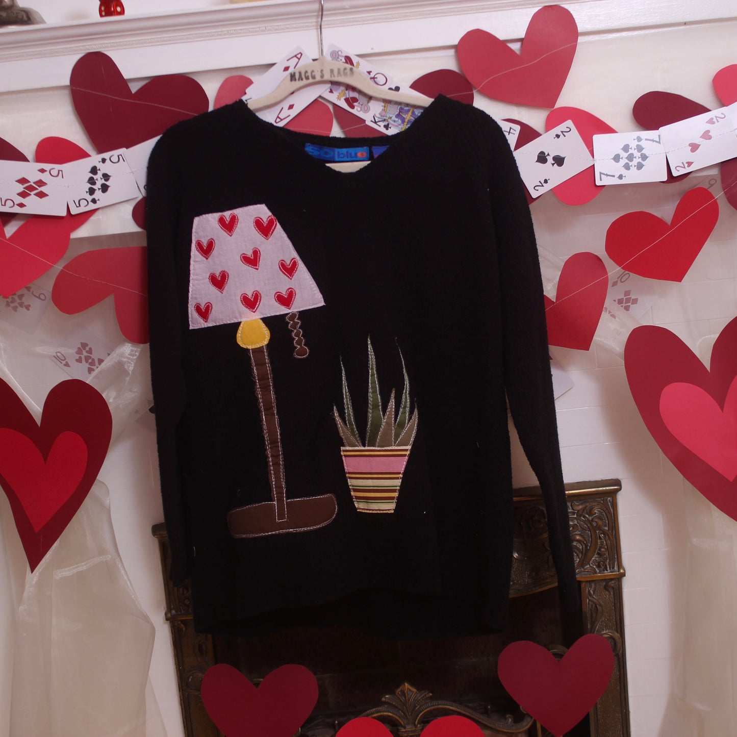 Lamp n’ pot sweater(large) - Magg's Rags 