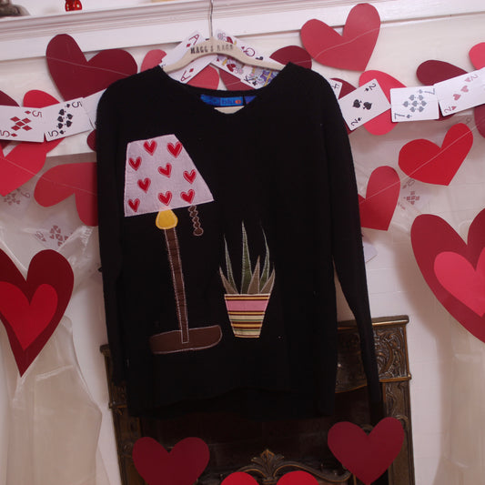 Lamp n’ pot sweater(large) - Magg's Rags 