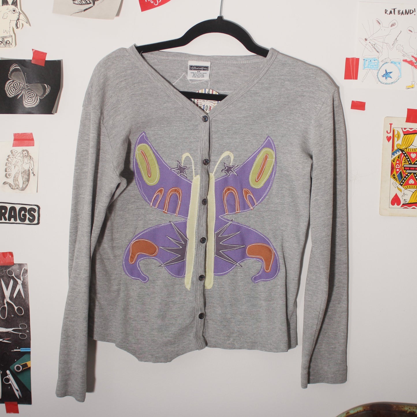 Abstract butterfly long-sleeve(medium)