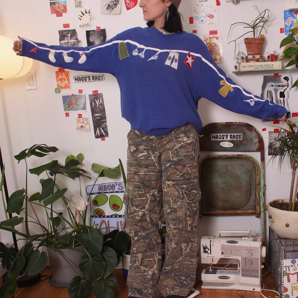 Clothesline sweater(XXL)