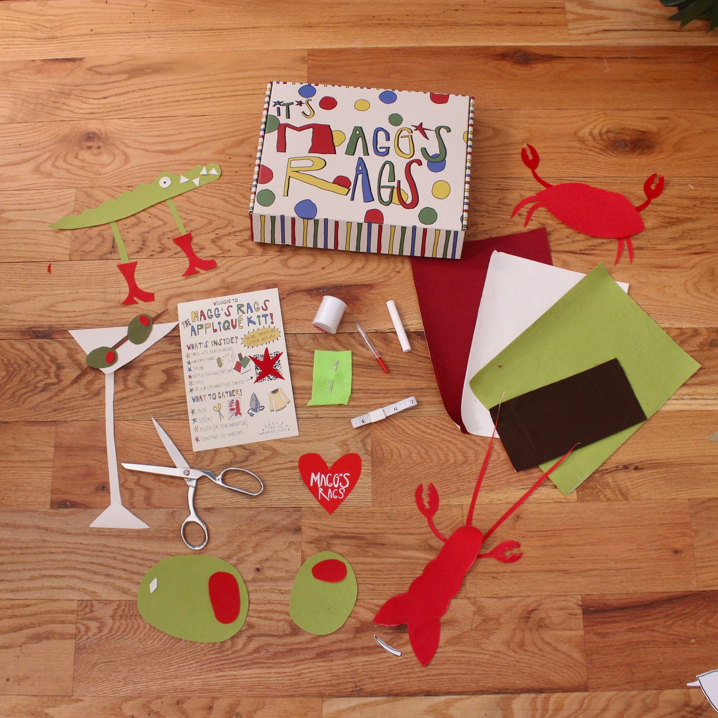 THE Magg’s Rags appliqué kit