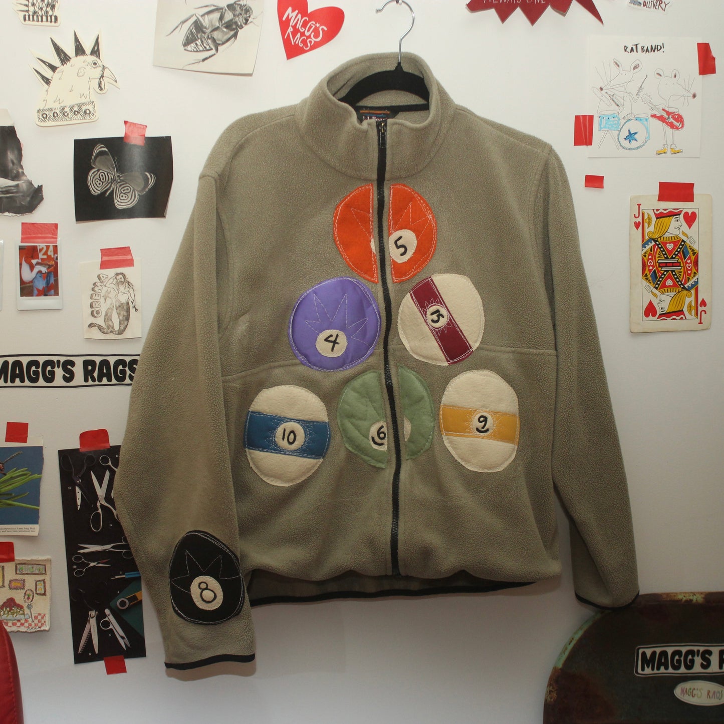 Billiards zip up fleece(small)