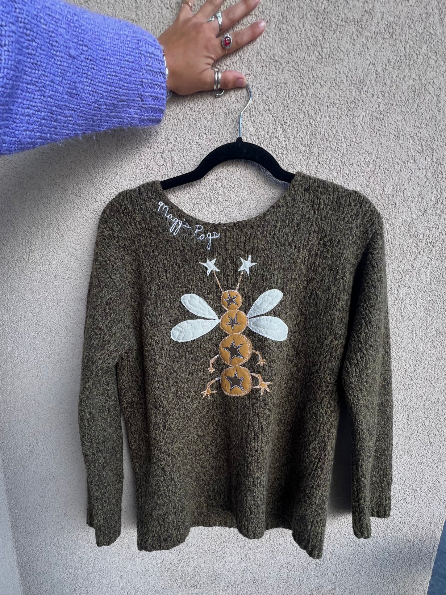 Mystery bug sweater(medium)