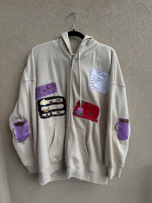 Around the cafe zip up(L/XL)