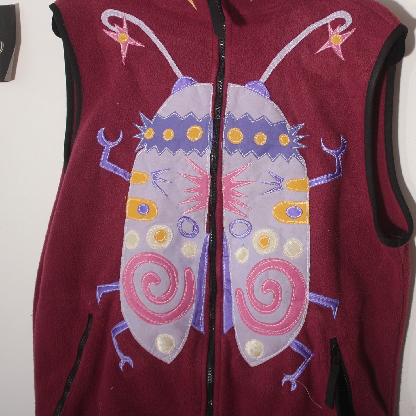 Abstract bug n’ Magg’s Rags collar vest(medium)