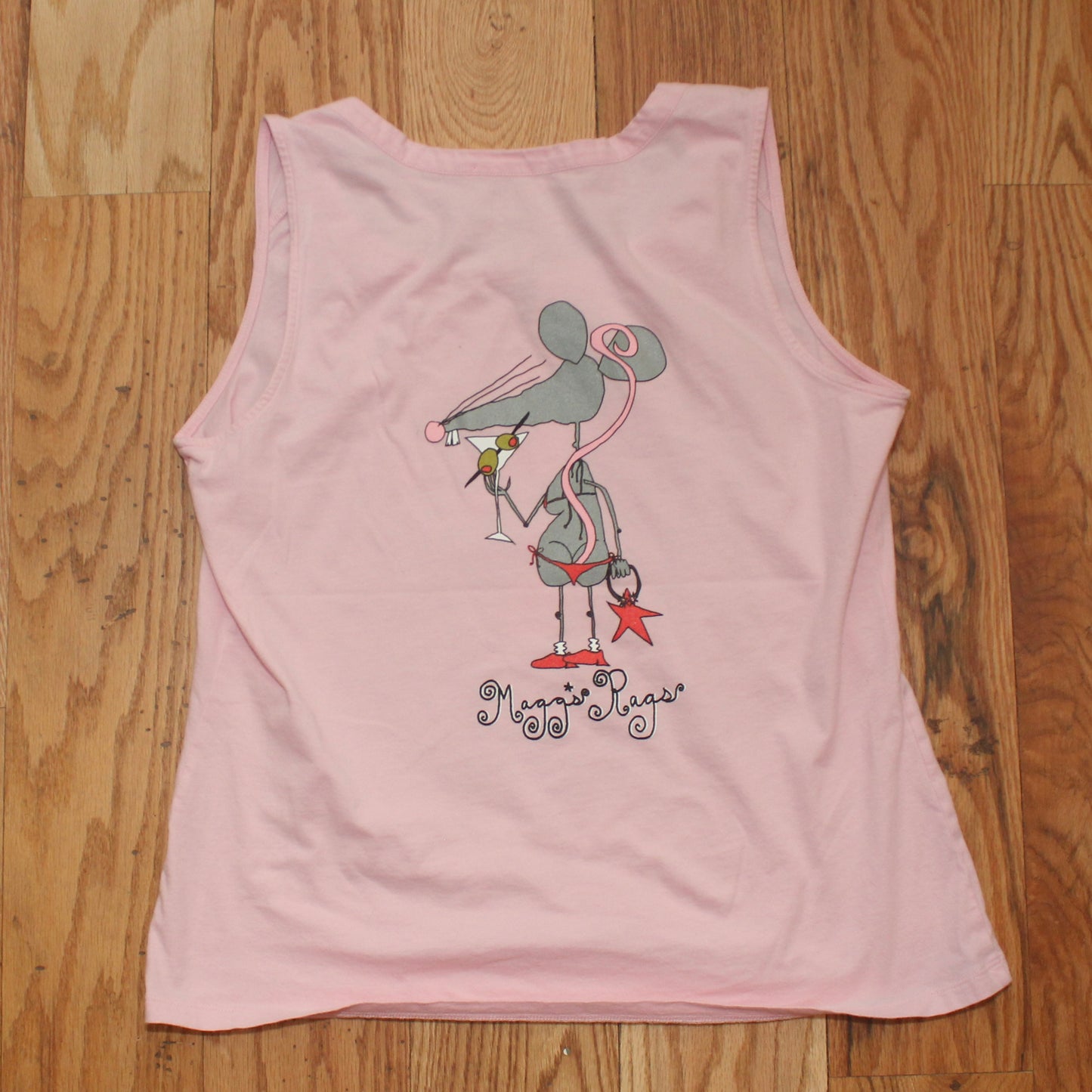 Martini rat front n’ back tie tank(large)