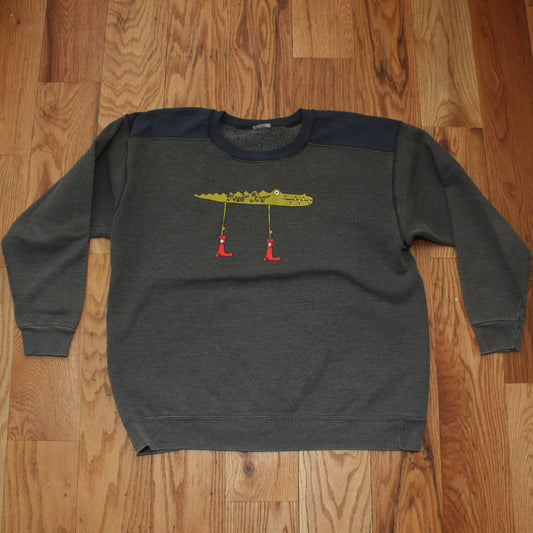 Gator n’ boots crew(large) - Magg's Rags 
