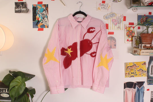 Lobster n’ stars buttondown(3XL)