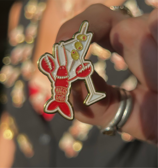Lobster-tini pin