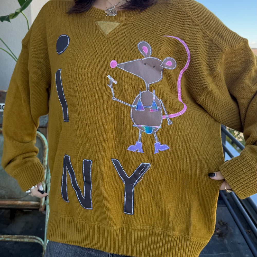 I 🐀 NY sweater(XL)