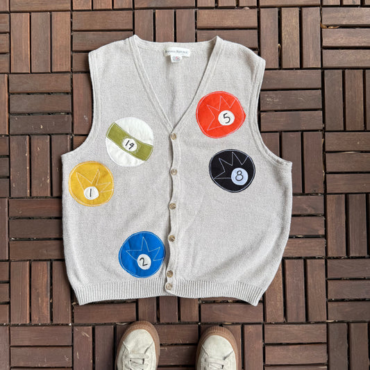Billiard ball sweater vest(medium)