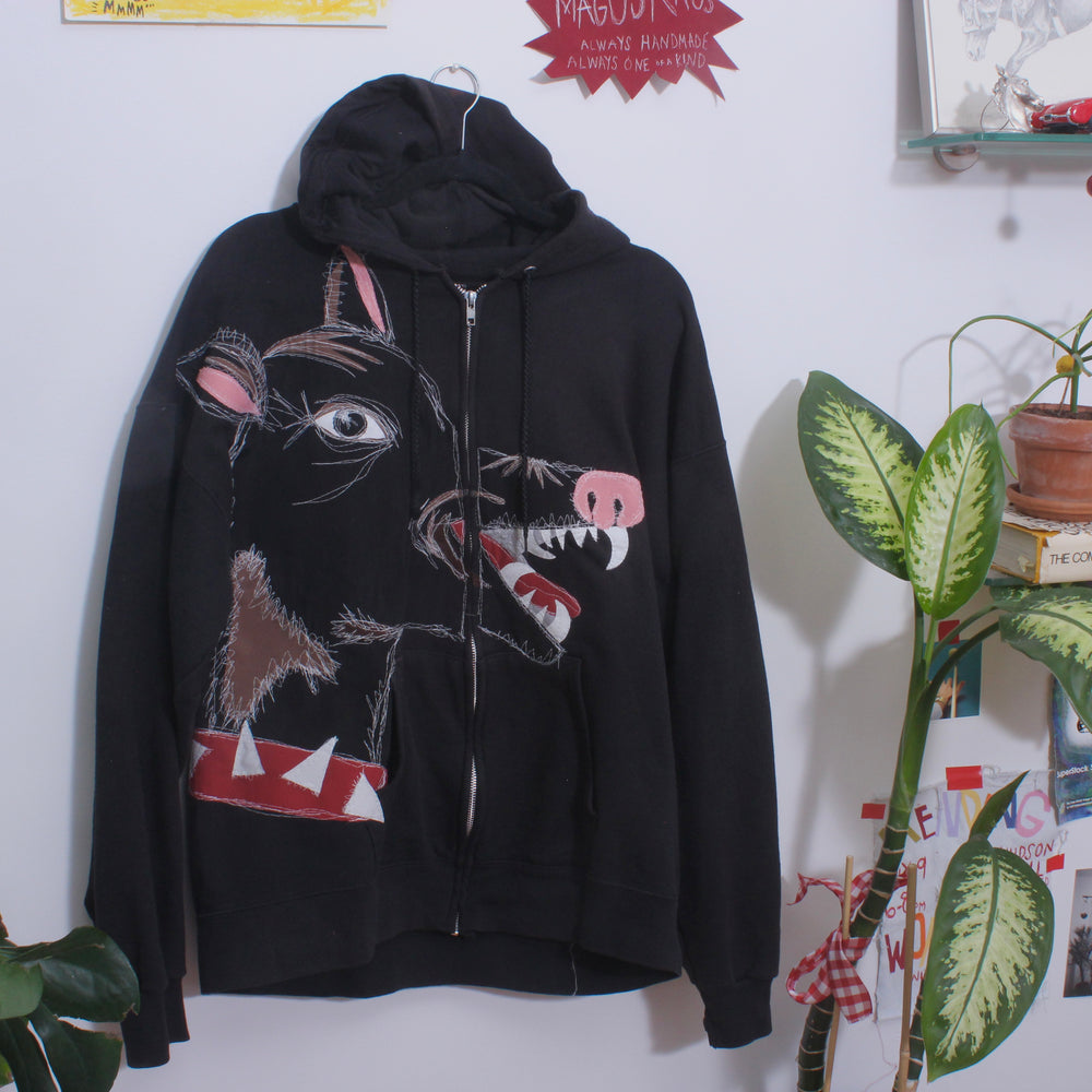 Doberman zipup(XL)