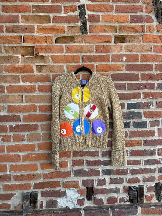 Billiard ball zip up(S/M)