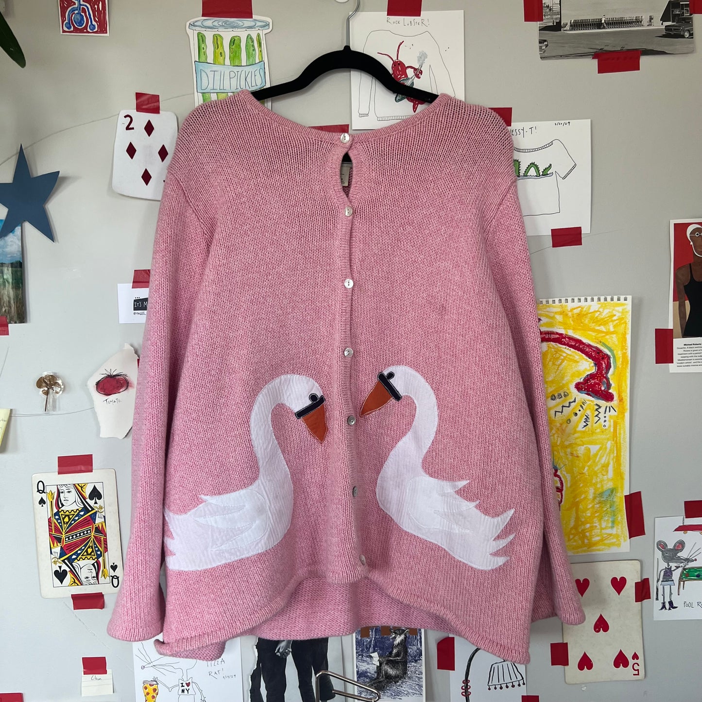 Swan cardigan(XXL)