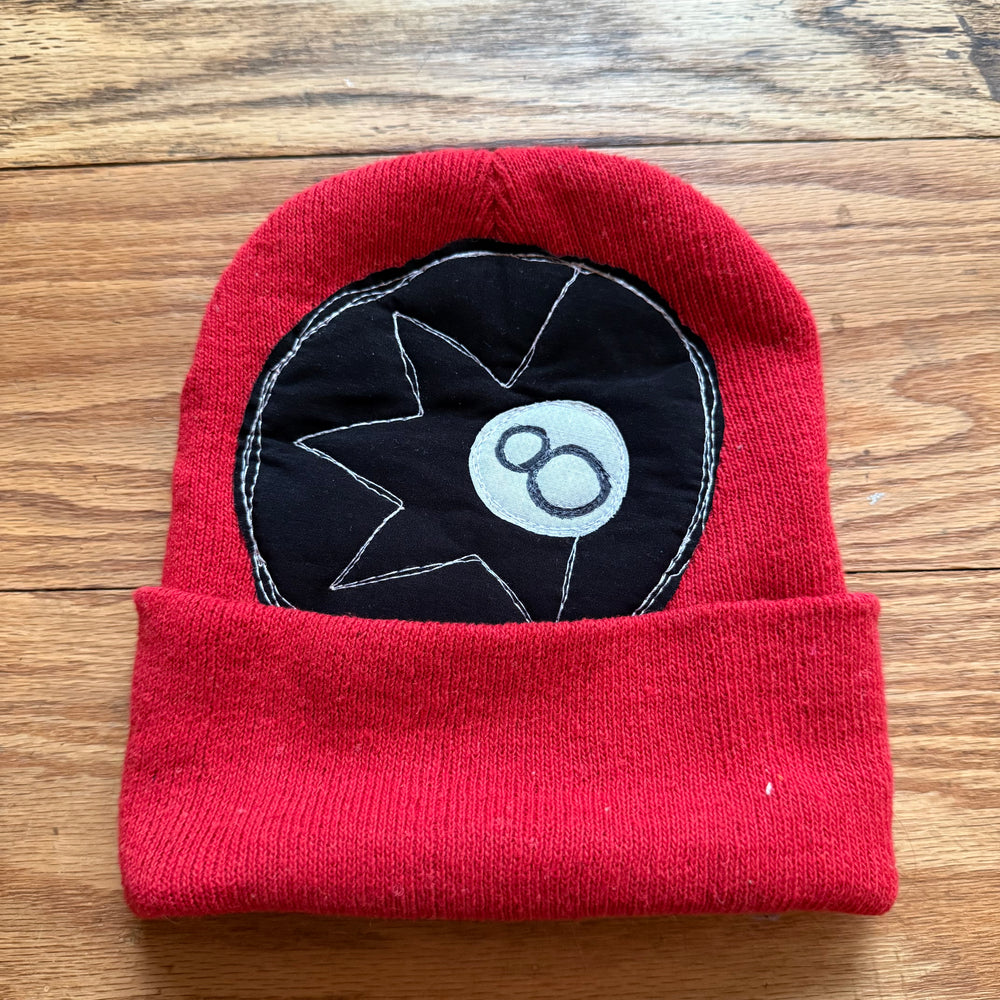 Double sided 8 ball beanie