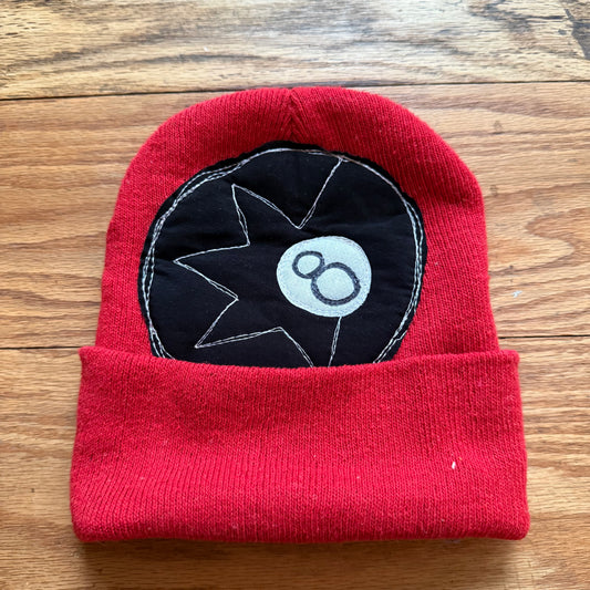 Double sided 8 ball beanie