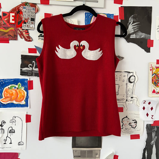 Swans in love tank(medium)
