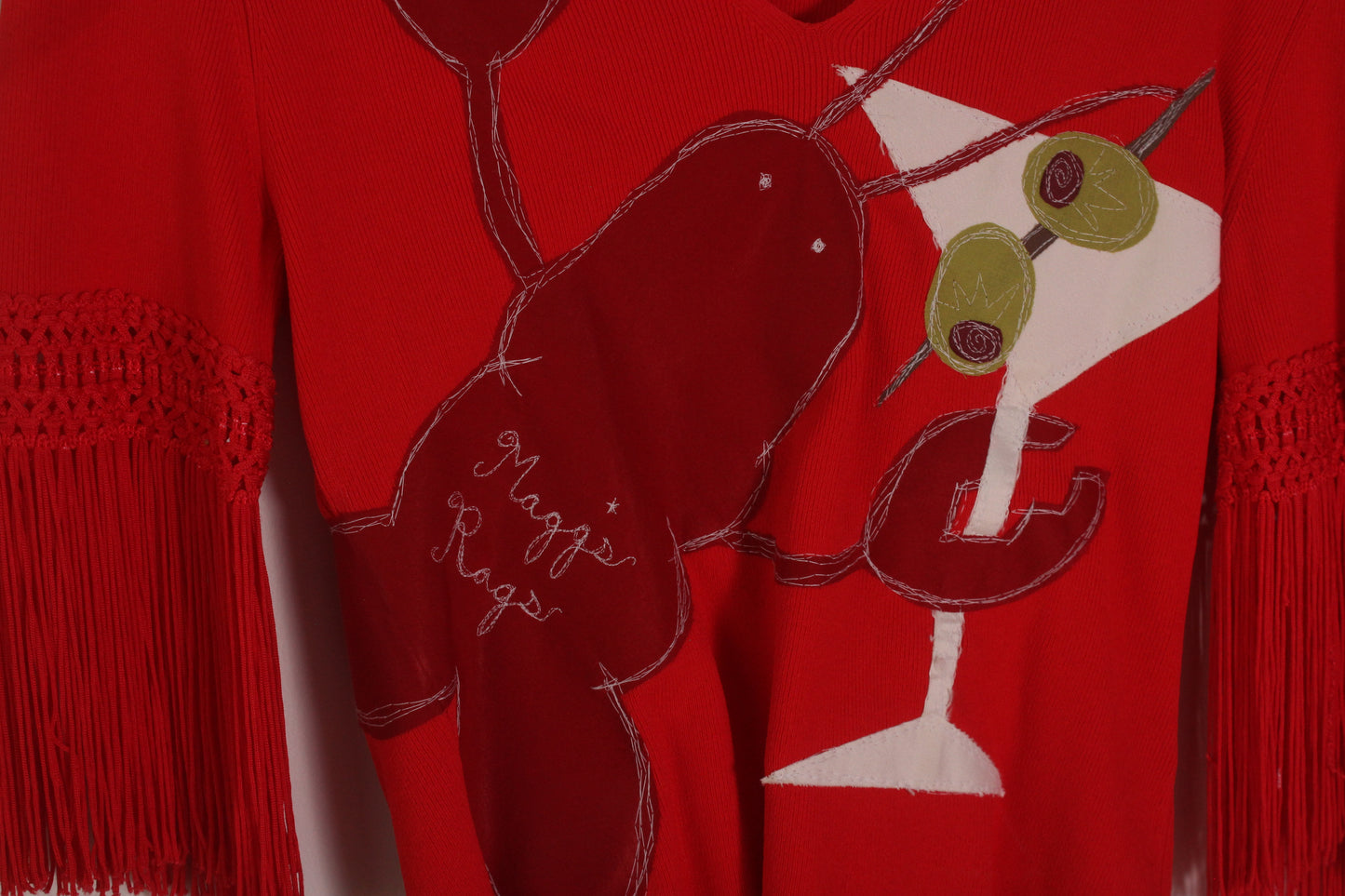 Lobster-tini fringe tee(medium)
