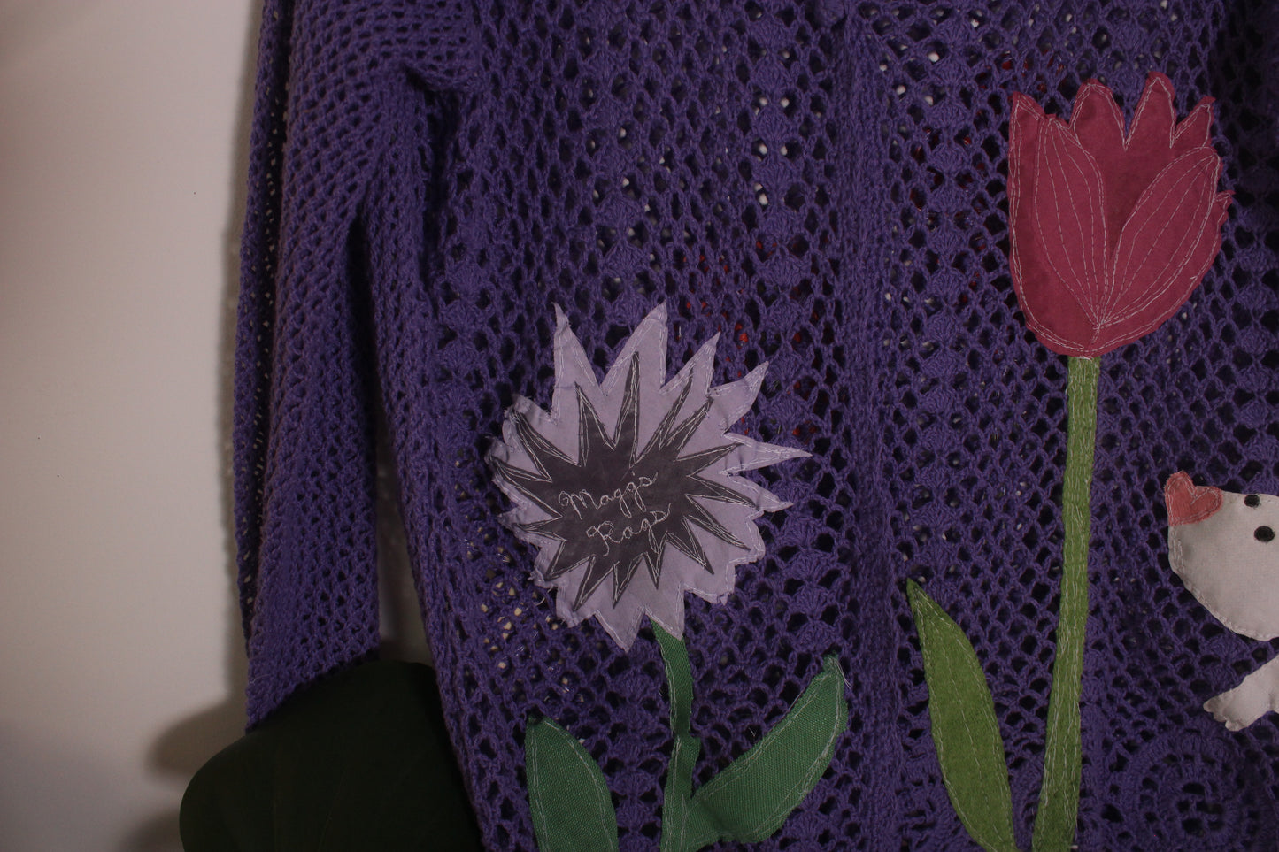 Crochet garden n’ rabbit 360° sweater(large)