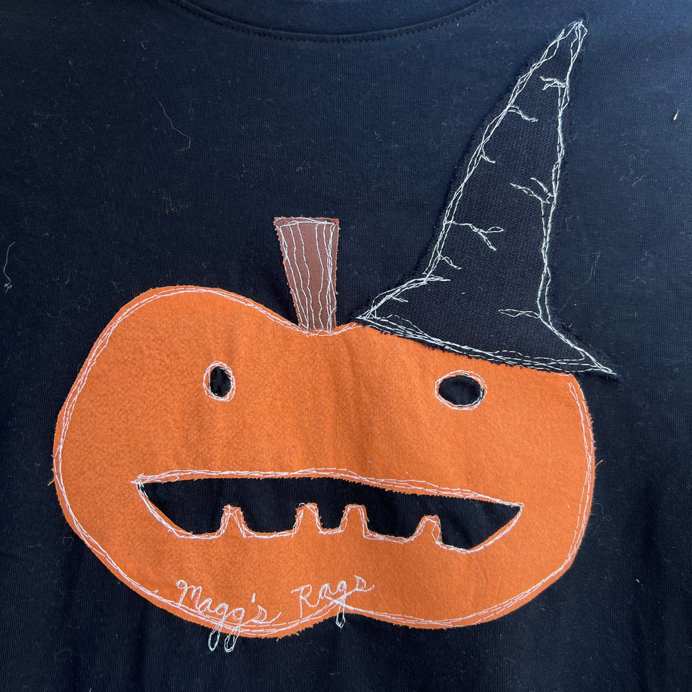 Jack-o-lantern long sleeve tee (s/m)