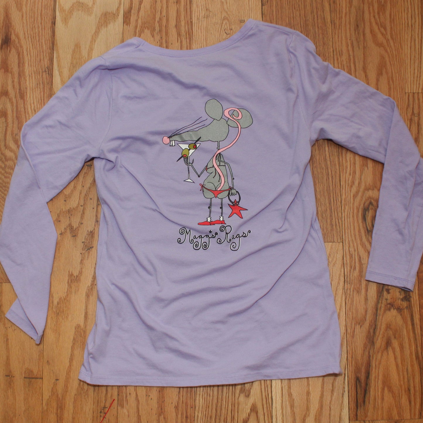 Martini rat front n’ back long-sleeve tee(small)