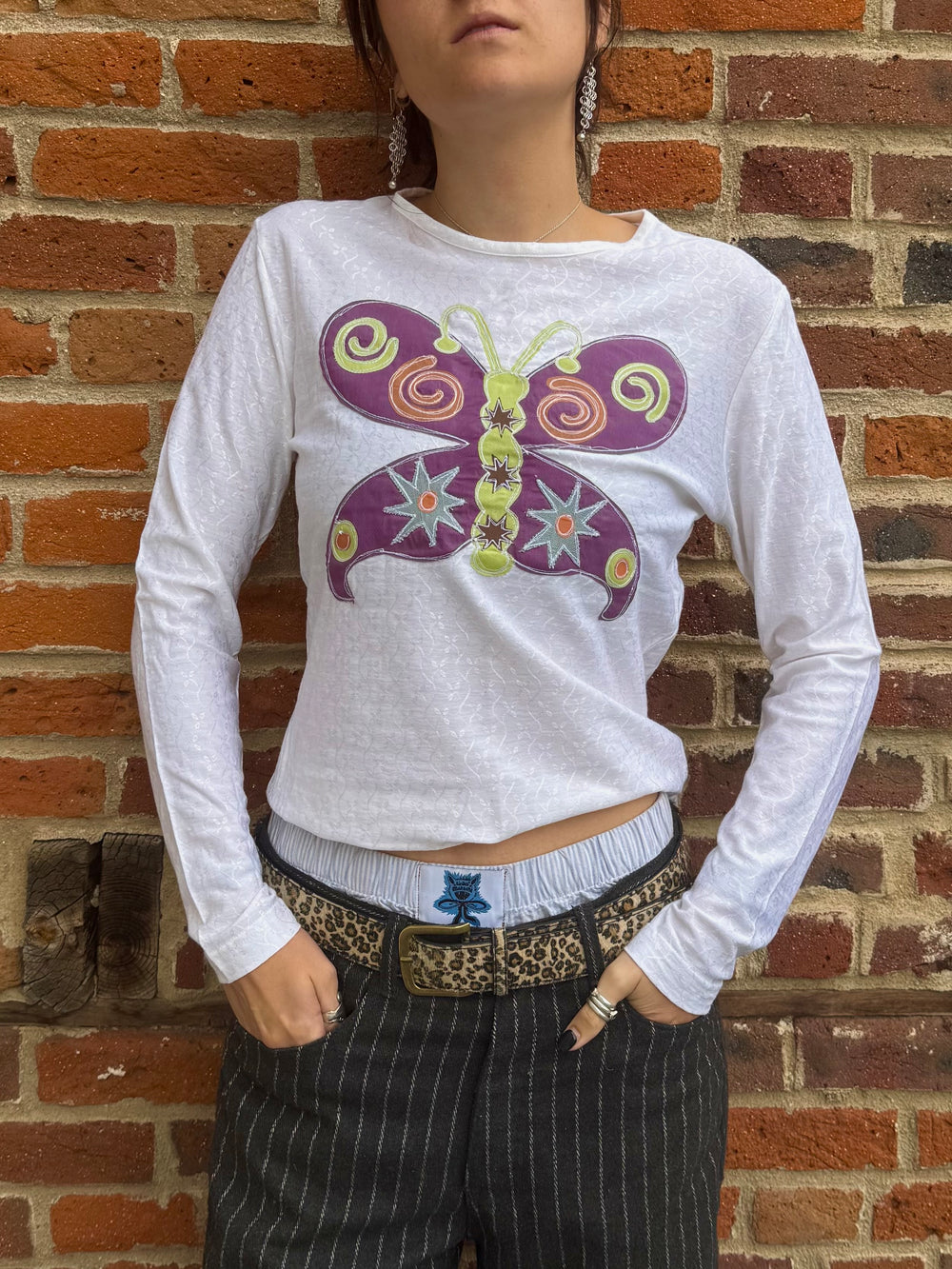 Abstract butterfly tee(medium)