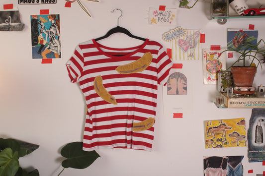 Stripes and bananas tee(small)
