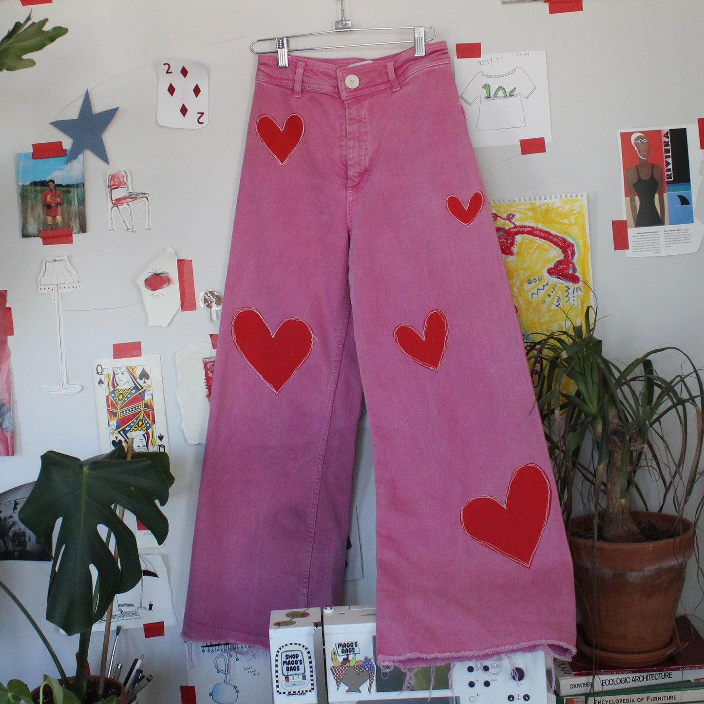 Heart heart heart pants(27)