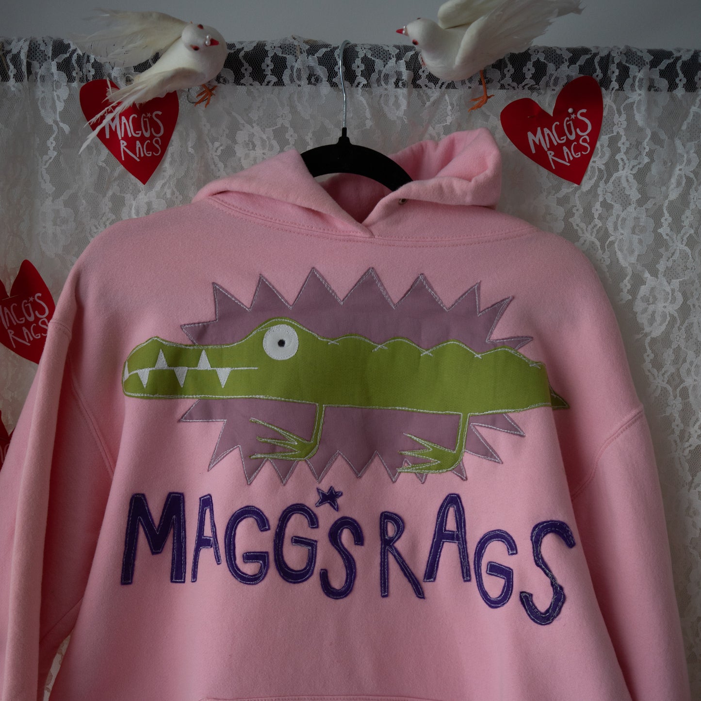 Magg’s rags gator hoodie (xl)