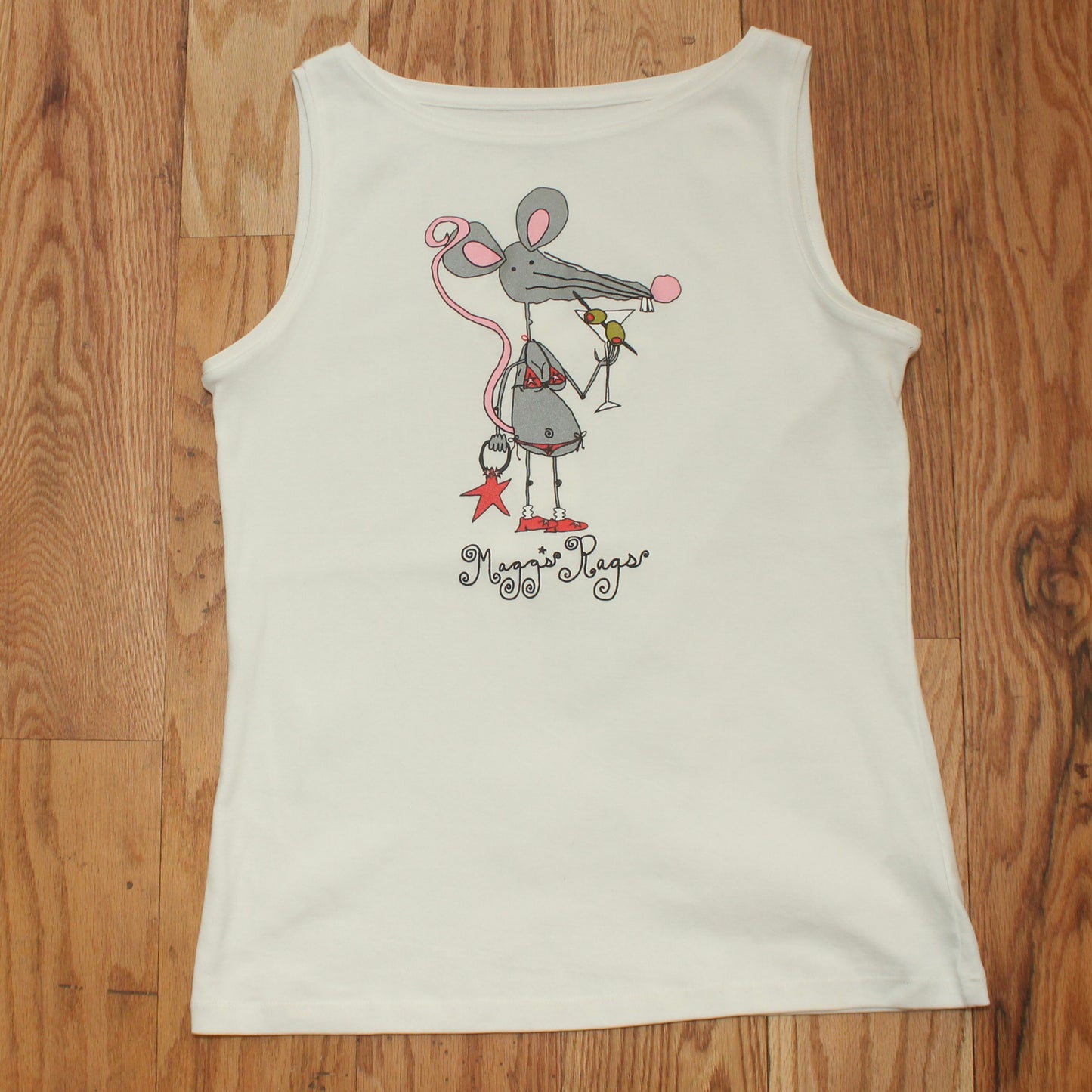 Martini rat front n’ back tank(XL)
