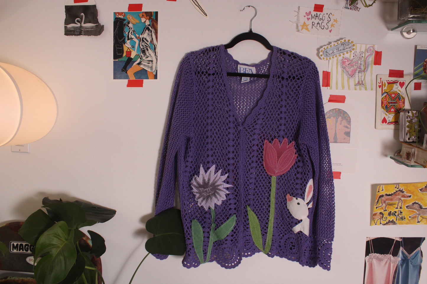 Crochet garden n’ rabbit 360° sweater(large)