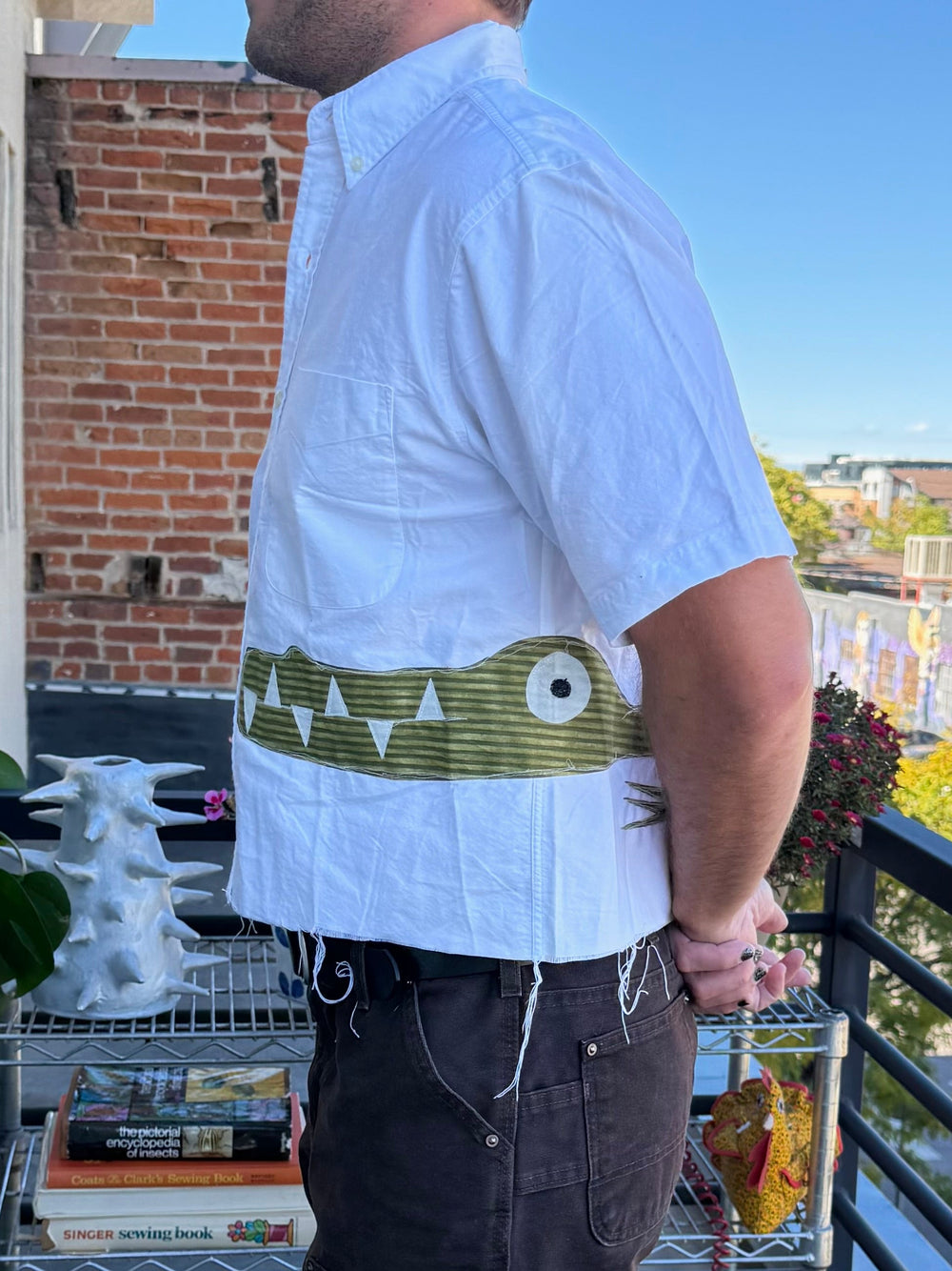 360° gator button down(M/L)