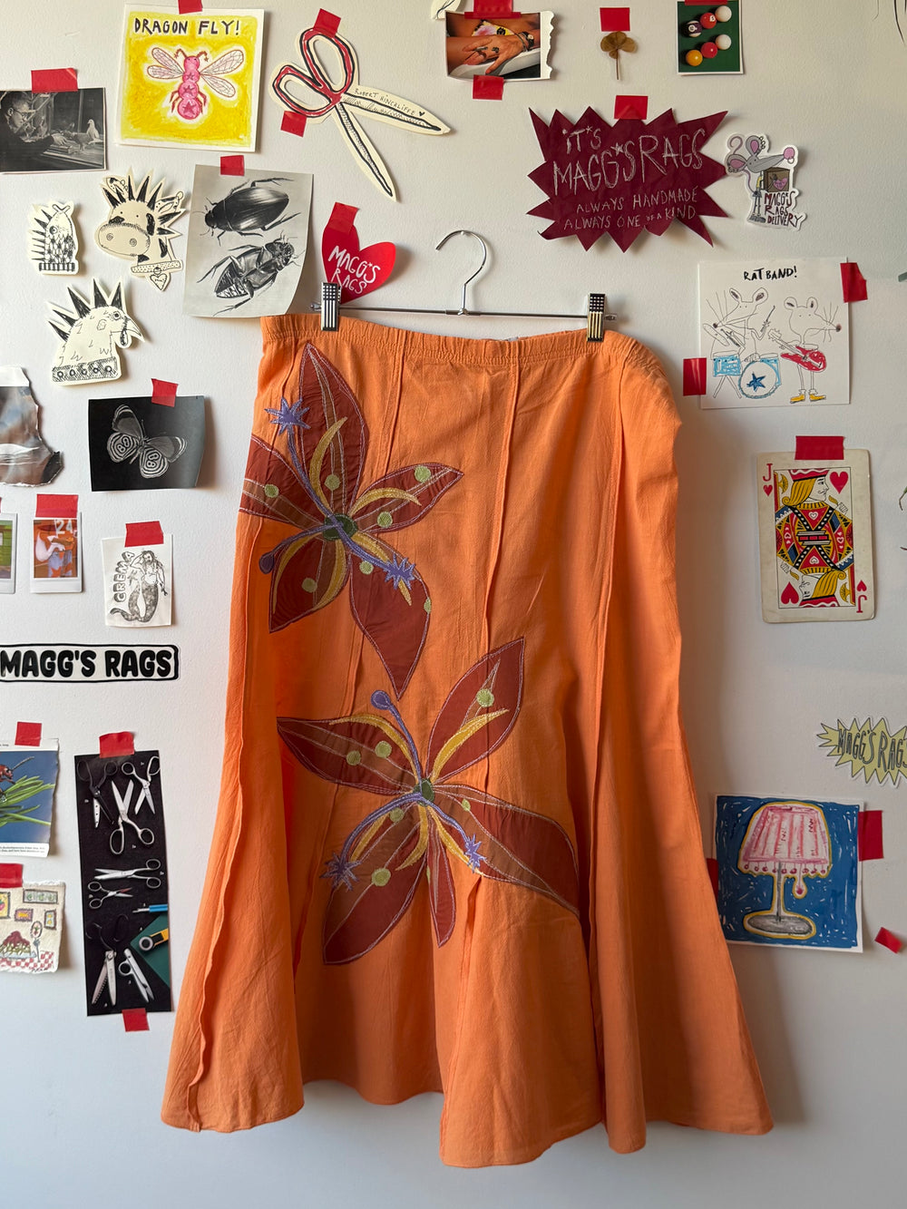 Floral maxi skirt (Large)