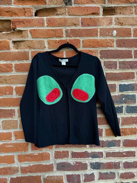 Olive (•)(•)’s button front cardigan(medium)