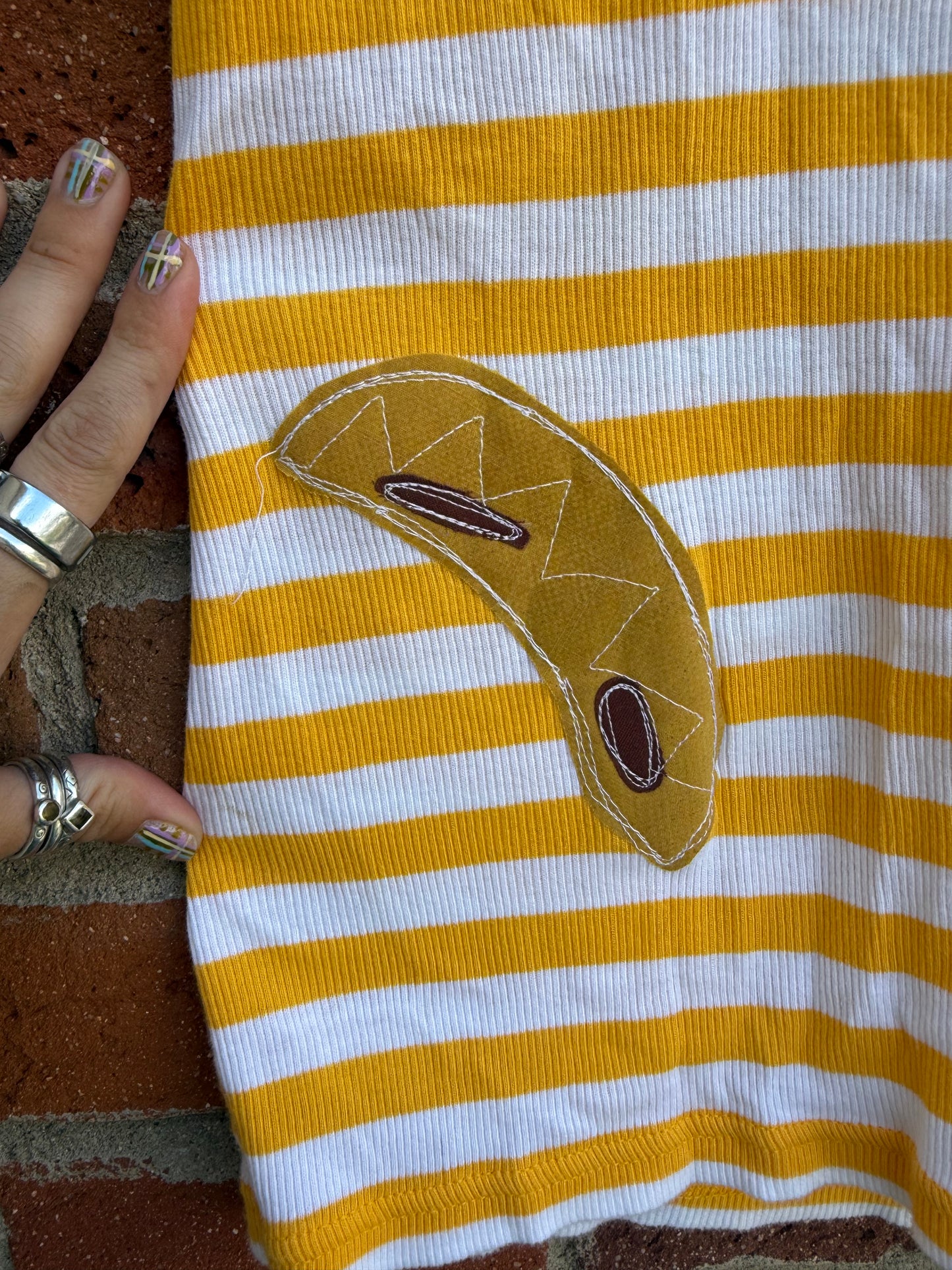 Striped banana tank(small)