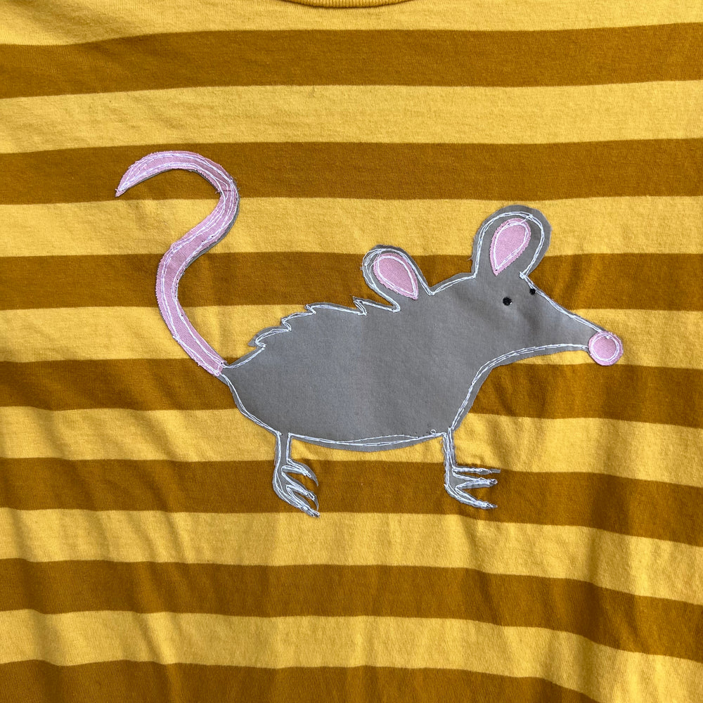 Striped rat tee(small)