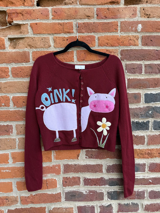 Oink! Pig sweater(large)