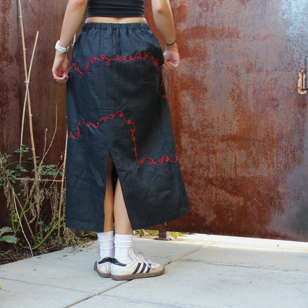 Telephone maxi skirt(M)