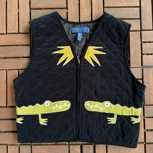 Quilted gator vest(large)