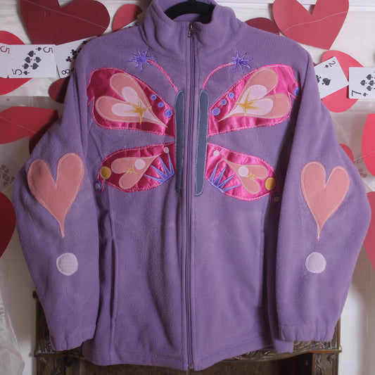 Abstract butterfly fleece(medium) - Magg's Rags 