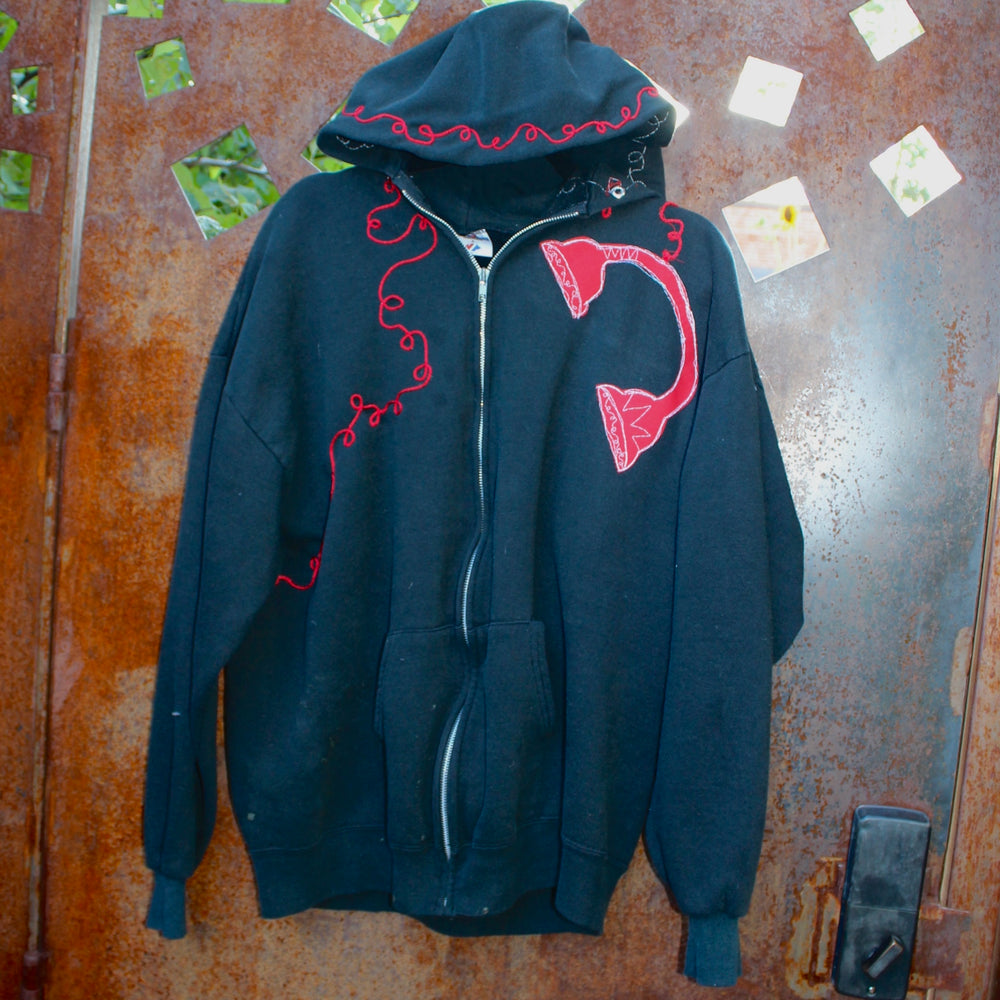 Telephone zip up(XL)