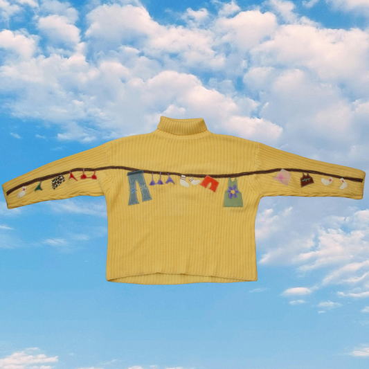 Clothesline sweater(XL)