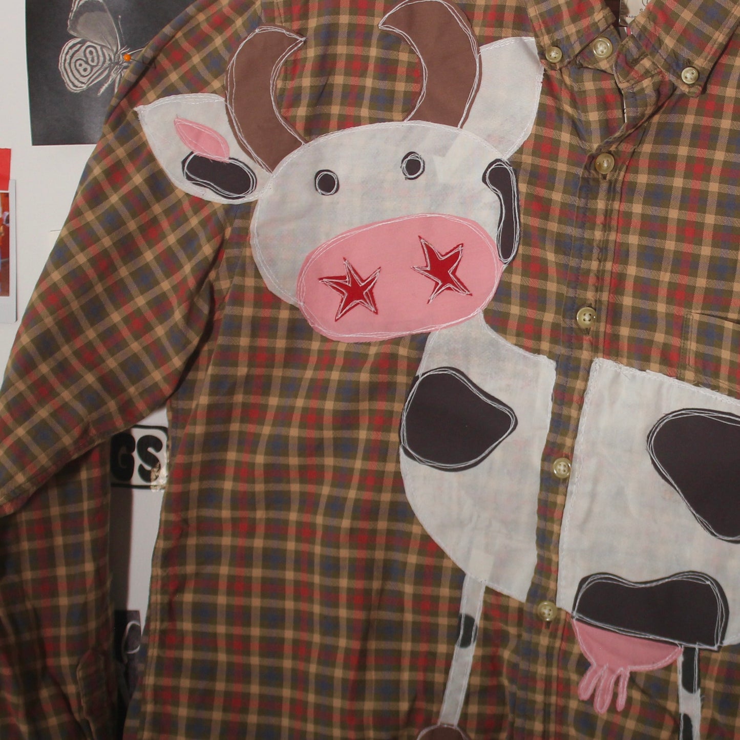 Button down cow top(large)