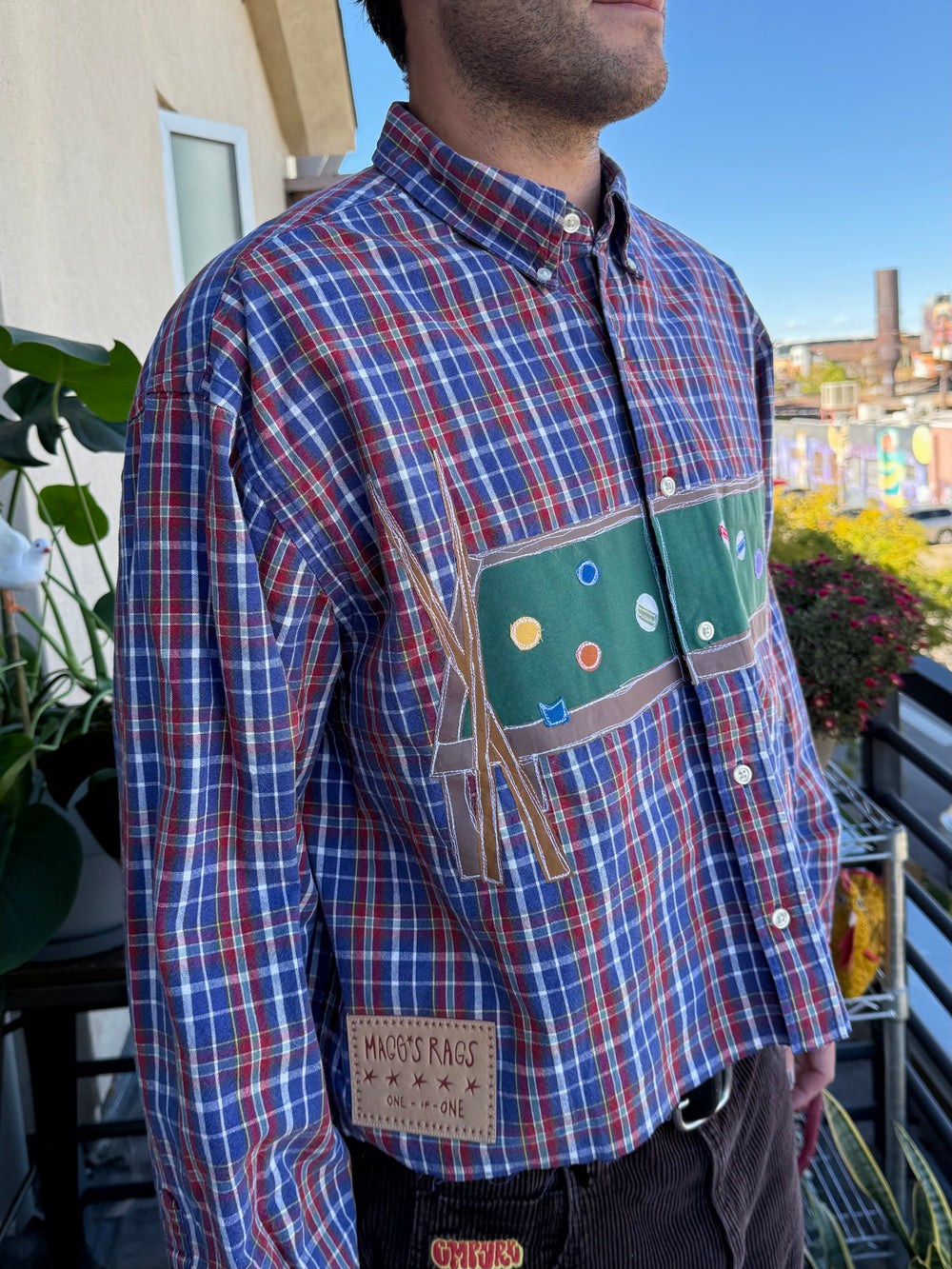 Pool table button up(M/L)