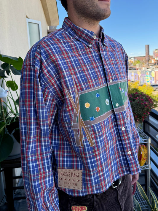 Pool table button up(M/L)