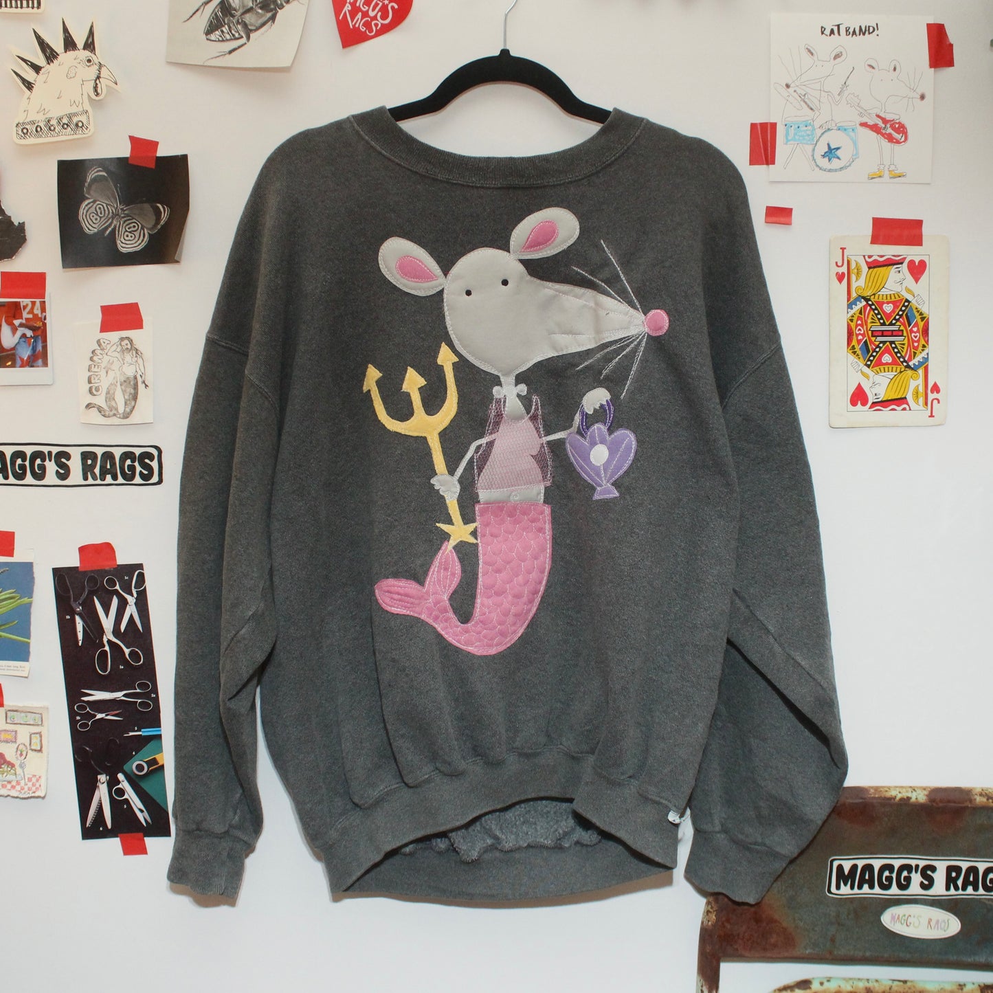 Mermaid rat crew(XL)